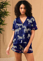 Pyjama Satin Short - Vignette | Création Satin