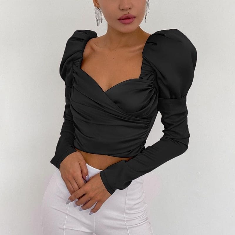 Blouse en Satin