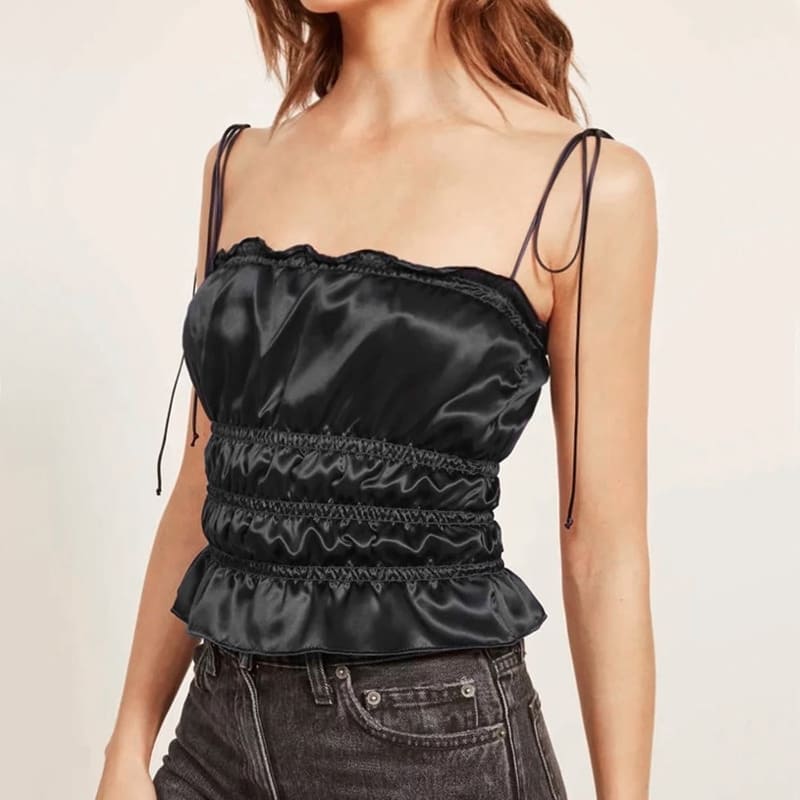 Débardeur Satin Bouffant.