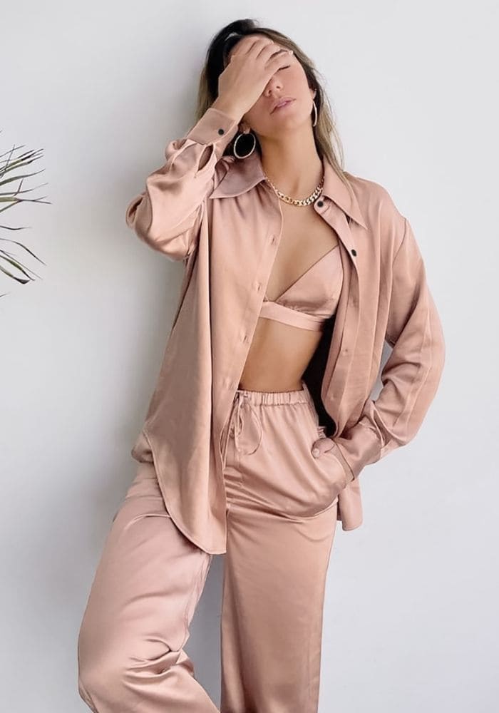 Pyjama en satin femme – Luxcreaflo