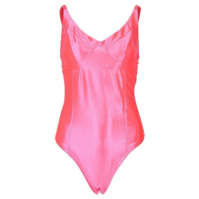 Body En Satin Rose.