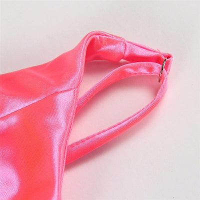 Body Satin Couleur Rose.