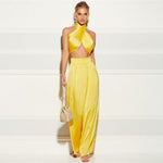Ensemble Satin Jaune - DESTOCKAGE - Vignette | Création Satin