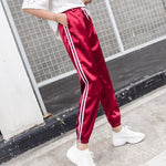 Pantalon Satin Rouge - Vignette | Création Satin
