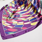 Foulard Satin Violet - Vignette | Création Satin