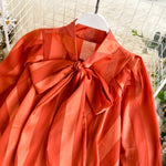 Blouse Satin Rouge - Vignette | Création Satin