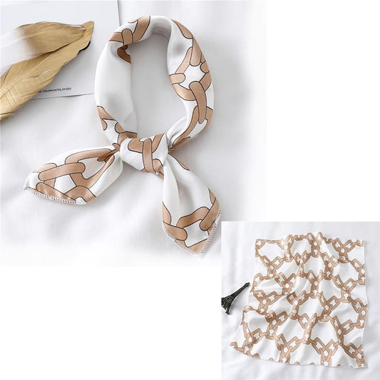 Bandana Satin Couleur Blanc.