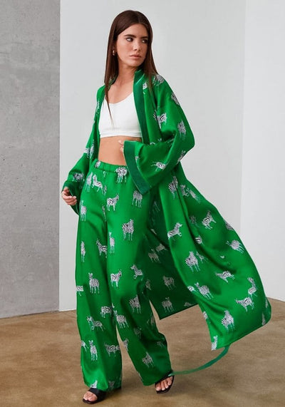 Pyjama Satin Kimono