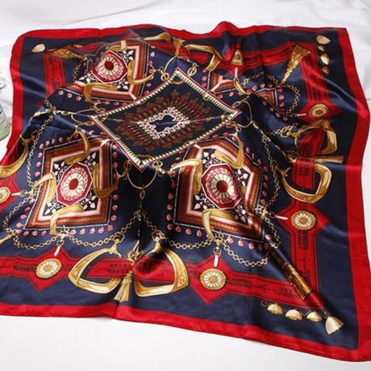 Foulard Coupe Carré Satin.