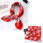 Bandana Satin Rouge - Vignette | Création Satin