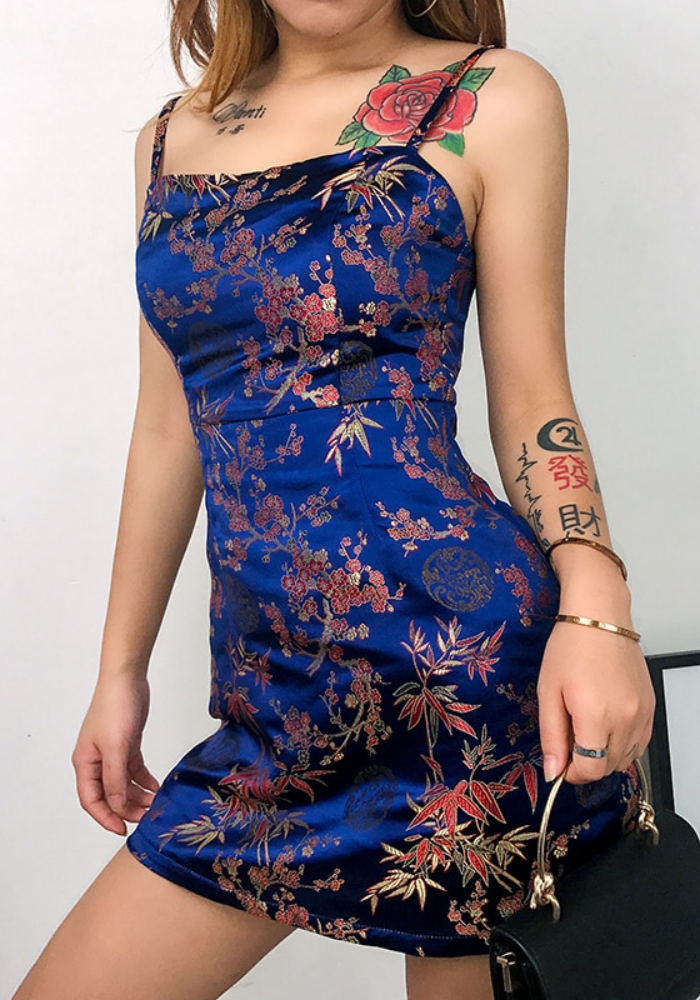 Robe Bleue Chinois