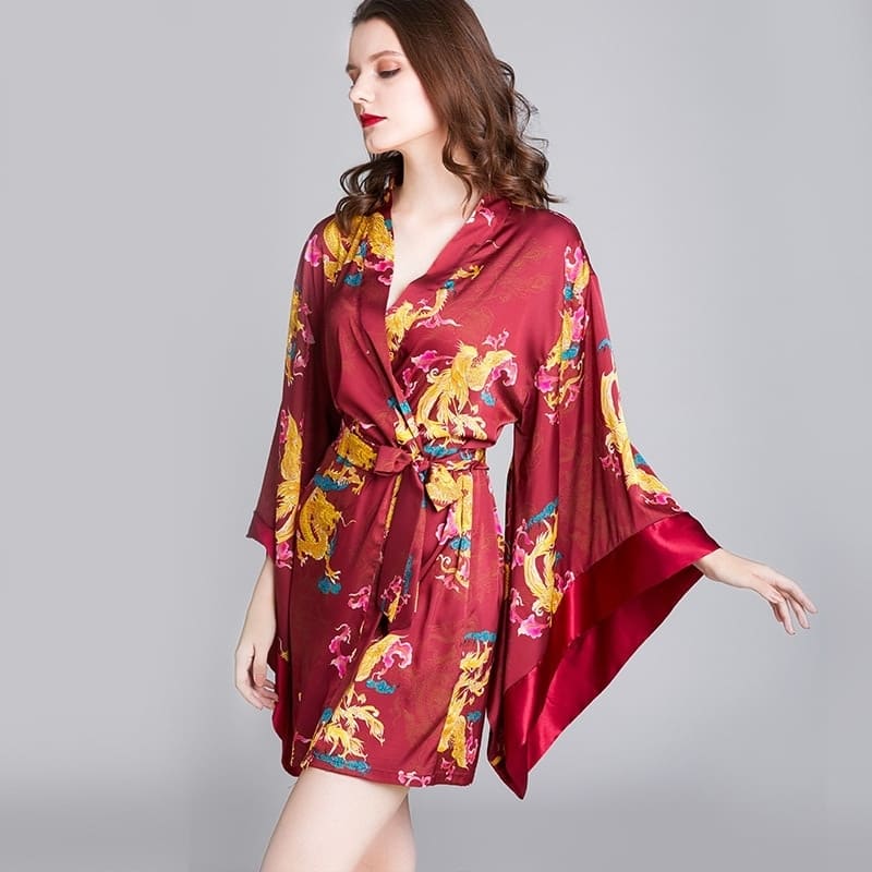 Kimono Satin Japonais.