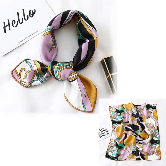 Bandana En Satin Multicolore.