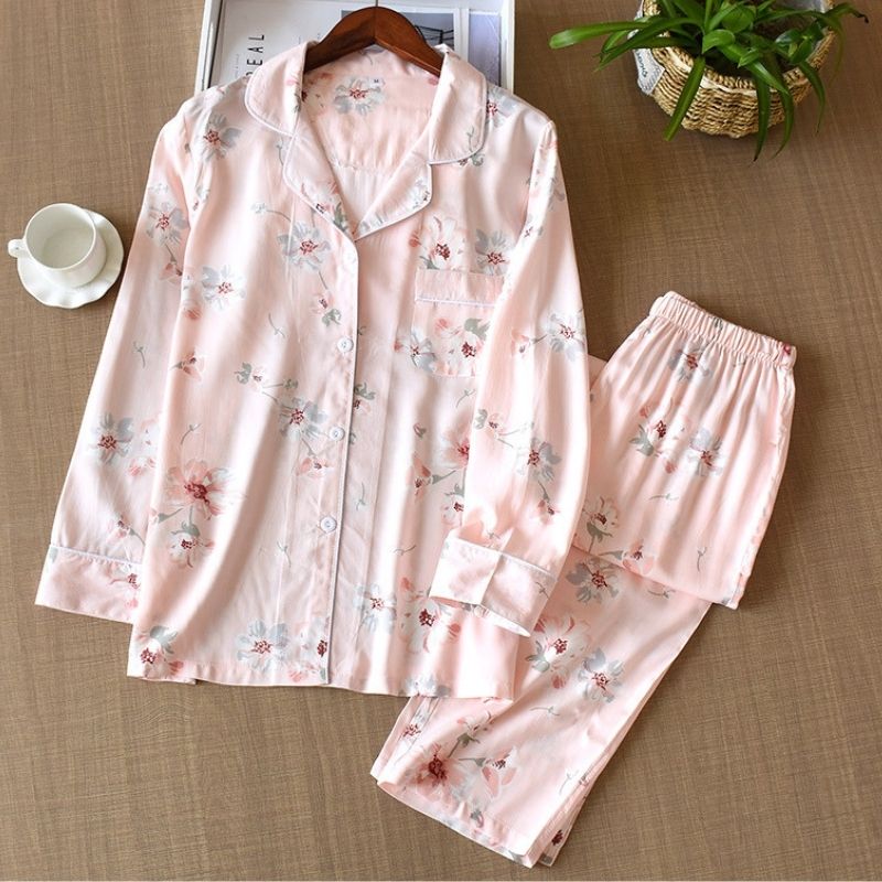 Pyjama Satin Rose Clair