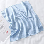 Bandana Satin Bleu Ciel - Vignette | Création Satin