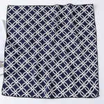 Bandana Satin Bleu Marine - Vignette | Création Satin