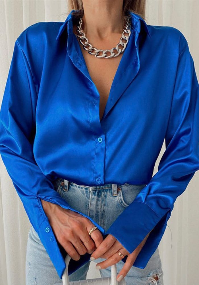 OTTOD'AME Chemises | Chemises Et Chemisiers De Couleur Unie Rouille Femme OTTOD'AME Chemises | Chemises Et Chemisiers De Couleur Unie Rouille Femme