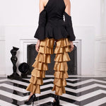 Pantalon Satin Jaune - Vignette | Création Satin