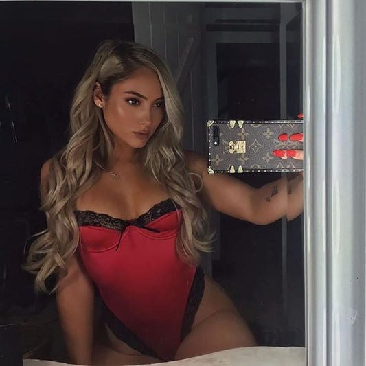 Body En Satin Rouge.