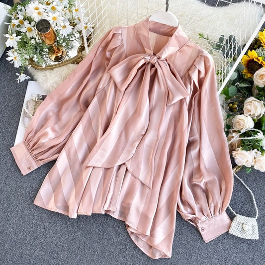 Blouse Satin Rose.