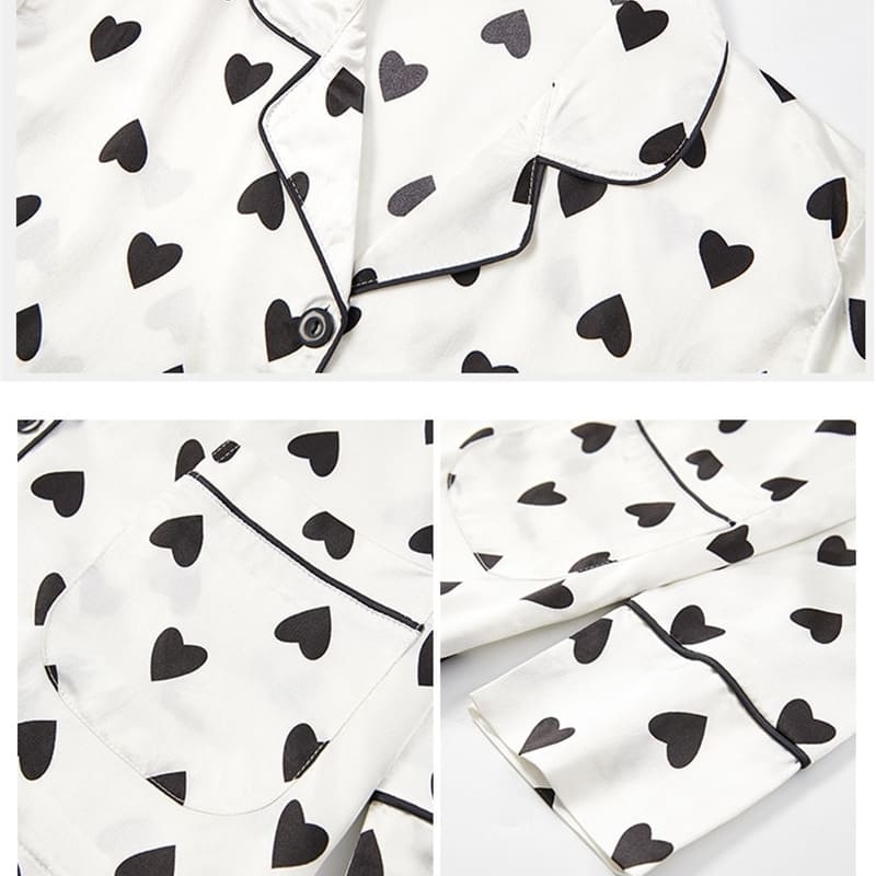 Ensemble De Pyjama Satin.