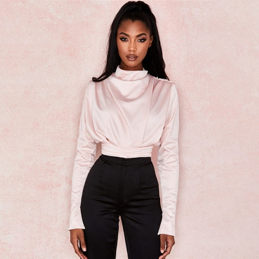 Body Satin Rose Poudré Pas Cher.