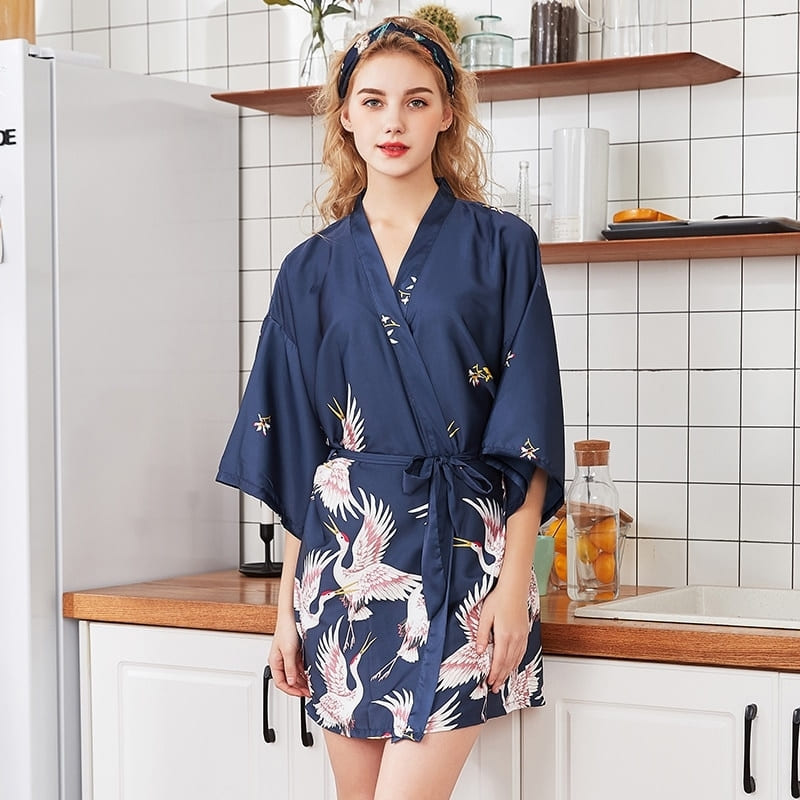 Kimono Satin Imprimé