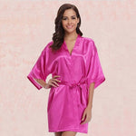 Kimono Rose Satin - Vignette | Création Satin