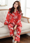 Pyjama Rouge Satin Hiver