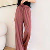 Pantalon Satin Couleur Rose.