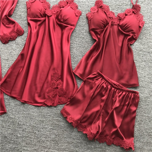 Ensemble Pyjama Pour Femme Satin.
