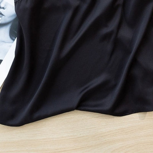 Débardeur Satin Couleur Uni.
