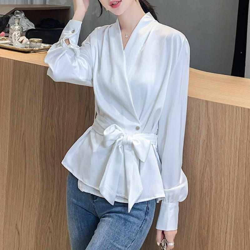 Blouse Satin Femme.