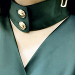 Blouse Satin Vert - Vignette | Création Satin