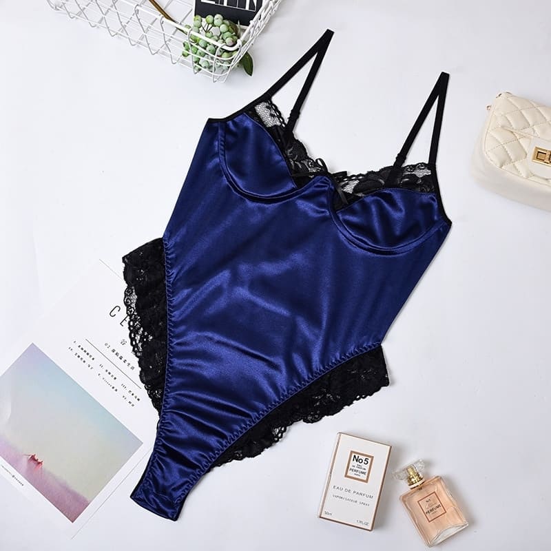 Body Satin Bleu Marine