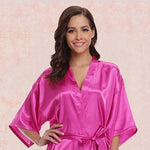 Kimono Rose Satin - Vignette | Création Satin