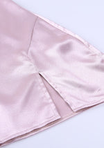 Robe Satin Vieux Rose - Vignette | Création Satin