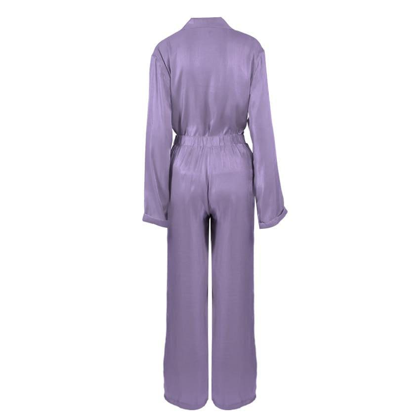 Ensemble Satin Violet pas cher